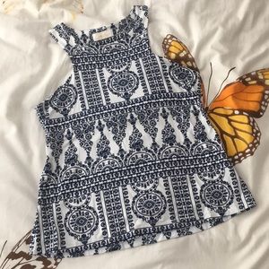 NWOT Ava Sky Tank Fun (Morroco print)